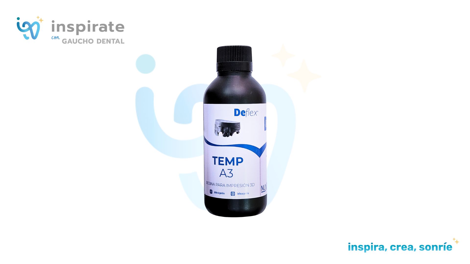 Resina 3D Deflex Biocompatible Temp - Imagen 2